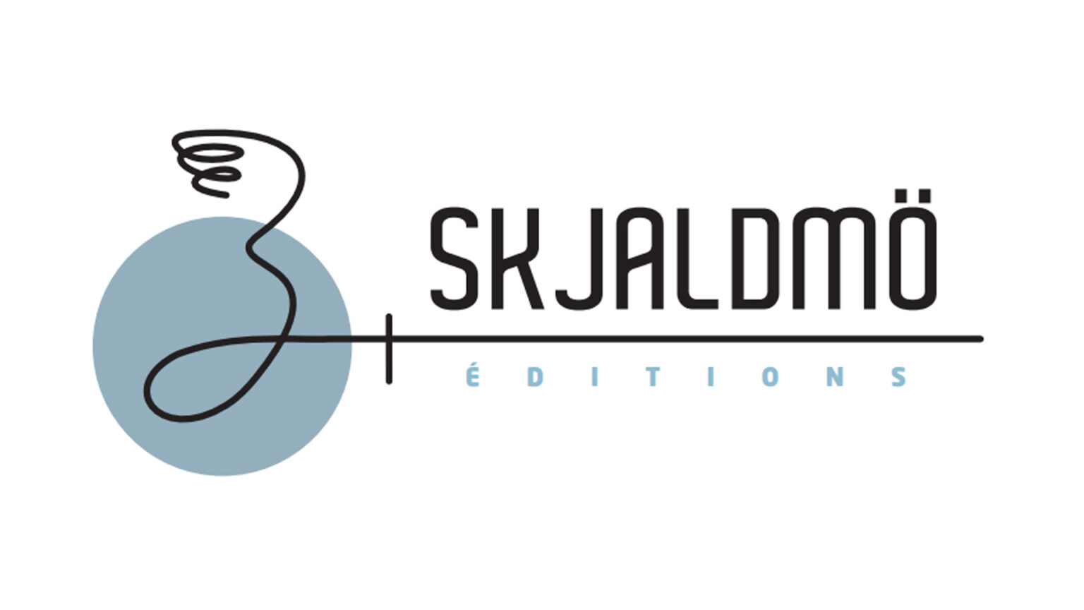 Logo des Éditions Skjaldmö, partenaire d'impression locale de livres et bandes dessinées à l'Imprimerie IRS en Normandie.